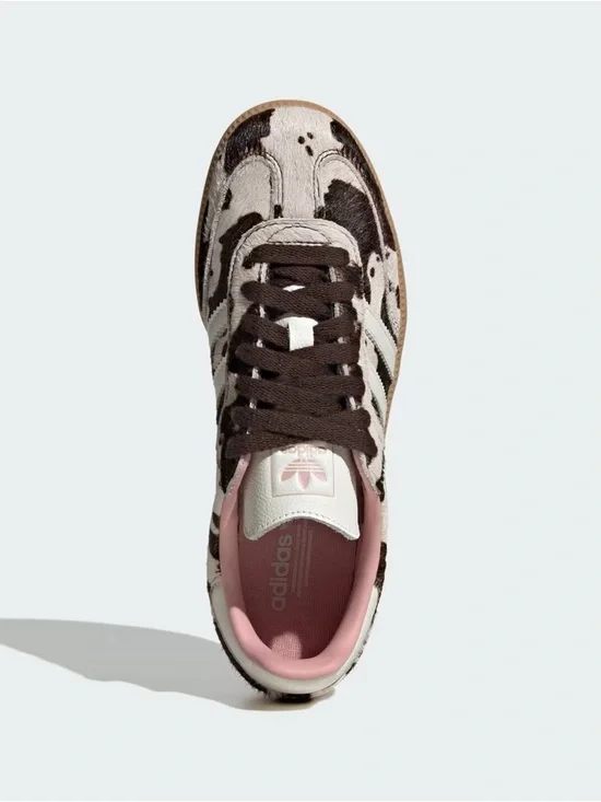 Adidas Originals Samba OG Cow Print JR1256 Sizes 7W-9W - Picture 3 of 7